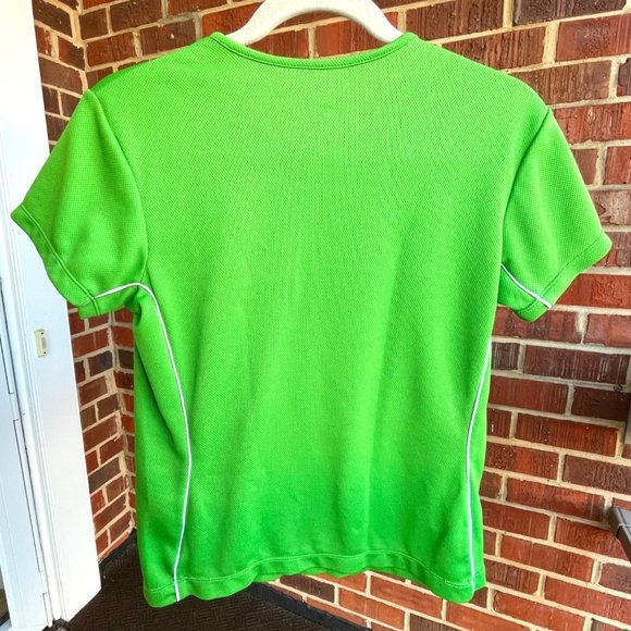 Ativa Tennis Green Performance Short Sleeved T-shirt Womens Sz M - Picture 4 of 12